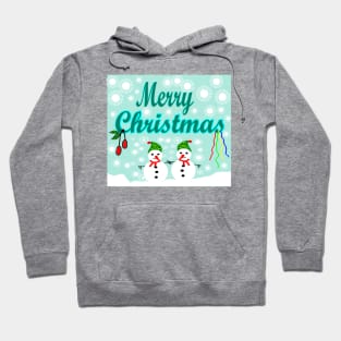 Merry Christmas with snowman Hoodie